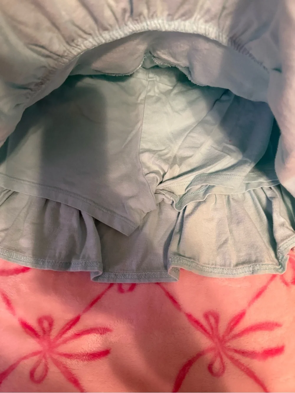 Gymboree Light Blue Tiered Ruffle Skort